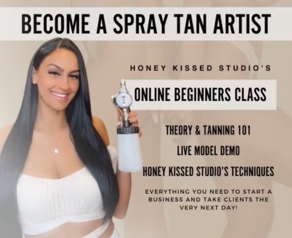 Online Spray Tan Course in Durham Region by Honey Kissed Studio